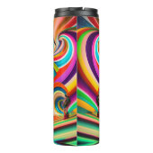 Abstrakte Kunst von Bonnaroo Thermosbecher (Rückseite)
