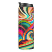 Abstrakte Kunst von Bonnaroo Thermosbecher (Nach rechts gedreht)