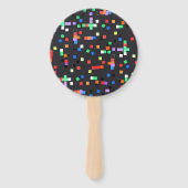 Abstrakte Kunst von Kindern Fächer (Vorderseite)