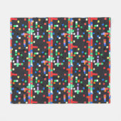 Abstrakte "Kunst von Kindern" Fleecedecke (Vorderseite (Horizontal))