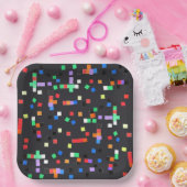 Abstrakte "Kunst von Kindern" Pappteller (Party)