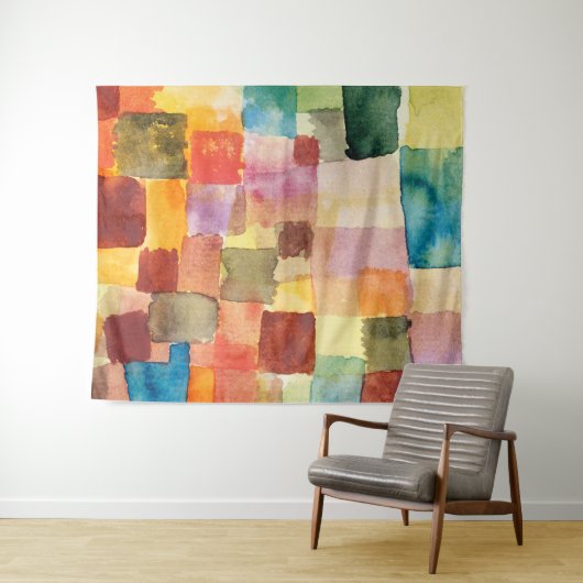 Abstrakte Kunst von Paul Klee Wandteppich (Beispiel (Horizontal))