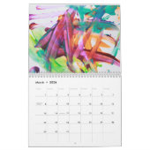 Abstrakte Kunst von "The Phantastisch Jace" - Kale Kalender (Mär 2026)