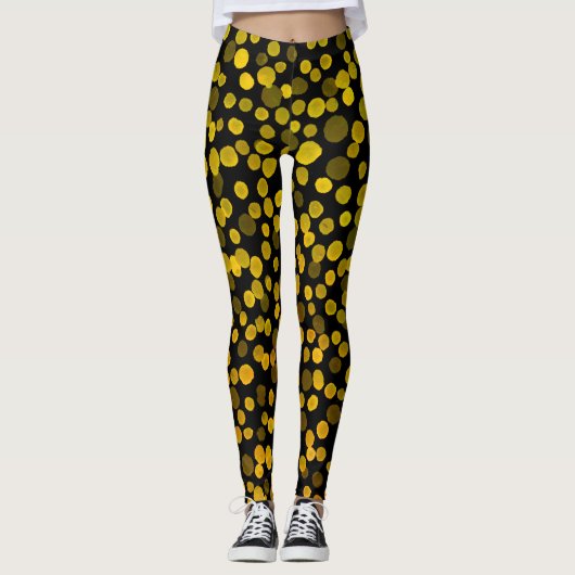 Abstrakte Kunst: Watercolor Creative Spots. Leggings (Vorderseite)
