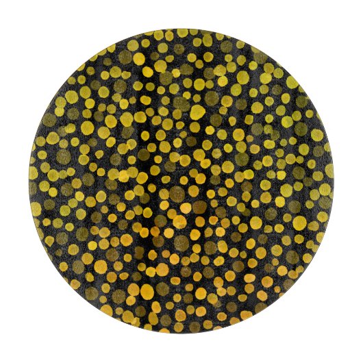 Abstrakte Kunst: Watercolor Creative Spots. Schneidebrett (Vorderseite)