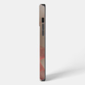 Abstrakte Kunst-Web der Zeit iPhone Hülle (Linke Seite)