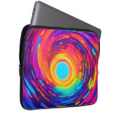 Abstrakte Kunst wirbeln Vortex Laptopschutzhülle (Vorne Rechts)