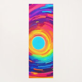 Abstrakte Kunst wirbeln Vortex Yogamatte (Rückseite)