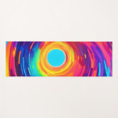 Abstrakte Kunst wirbeln Vortex Yogamatte (Vorderseite (Horizontal))