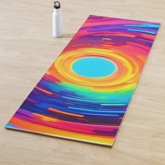Abstrakte Kunst wirbeln Vortex Yogamatte (Beispiel)