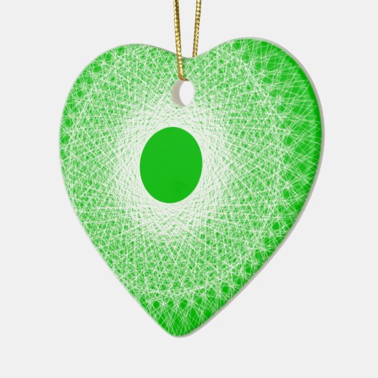 abstrakte Kunst wird den Geist blasen Keramik Ornament (Links)