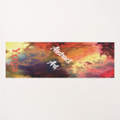 Abstrakte Kunst Yogamatte (Vorderseite (Horizontal))