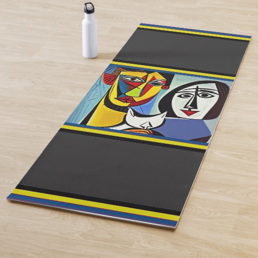 Abstrakte Kunst Yogamatte (Beispiel)