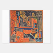 abstrakte Kunst zeichnen, Geschenkpapier Set (Vorderseite 3)