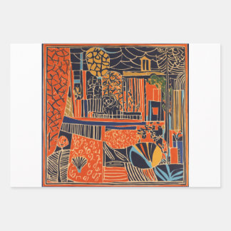 abstrakte Kunst zeichnen, Geschenkpapier Set