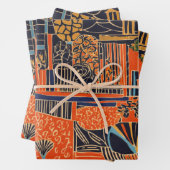 abstrakte Kunst zeichnen, Geschenkpapier Set (Beispiel)