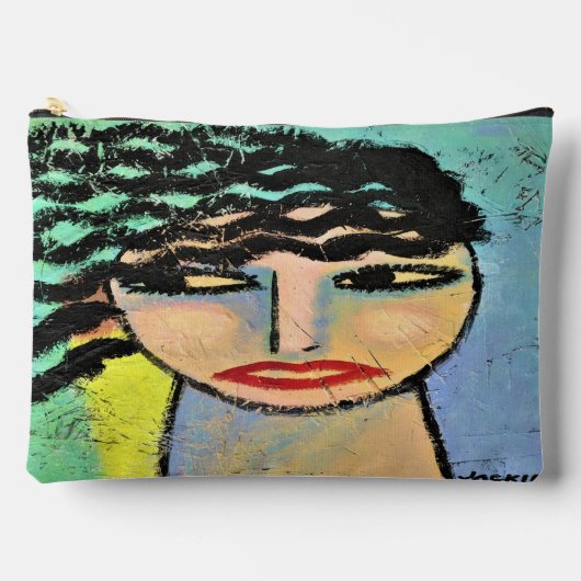 Abstrakte Kunst Zubehörtasche (Vorderseite)