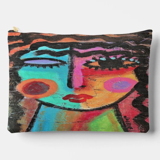 Abstrakte Kunst Zubehörtasche (Vorderseite)
