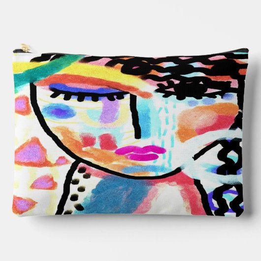 Abstrakte Kunst Zubehörtasche (Vorderseite)