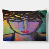 Abstrakte Kunst Zubehörtasche (Rückseite)