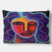 Abstrakte Kunst Zubehörtasche (Rückseite)
