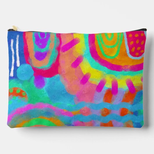 Abstrakte Kunst Zubehörtasche (Vorderseite)