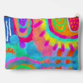 Abstrakte Kunst Zubehörtasche (Rückseite)