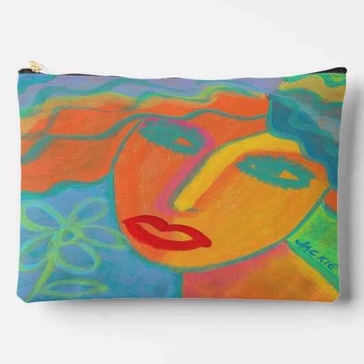 Abstrakte Kunst Zubehörtasche (Vorderseite)