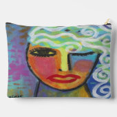 Abstrakte Kunst Zubehörtasche (Rückseite)