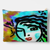 Abstrakte Kunst Zubehörtasche (Rückseite)