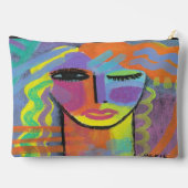 Abstrakte Kunst Zubehörtasche (Rückseite)