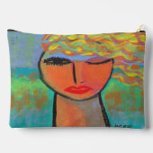 Abstrakte Kunst Zubehörtasche (Rückseite)