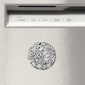 Abstrakte Kunst Zufällige Blasenformen Magnet (In Situ (Geschirrspüler))