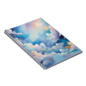 Abstrakte Kunst zum Thema Himmel Notizblock (Rechte Seite)