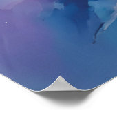 Abstrakte Kunst zum Thema Himmel Poster (Ecke)