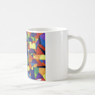Abstrakte Kunst zum zu sein Kaffeetasse