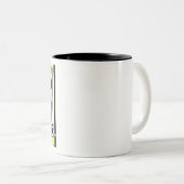 Abstrakte Kunst Zweifarbige Tasse (VorderseiteRechts)