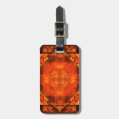 Abstrakte Kunstadresse segnen Gepäckanhänger (Vorderseite vertikal)