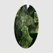 Abstrakte Kunstakku-Oval Ornament (Vorderseite)