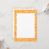 Abstrakte Kunstdesign Herbstblätterkarte Karte (Vorderseite/Rückseite Beispiel)