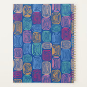 Abstrakte Kunstdoodle Planer (Rückseite)