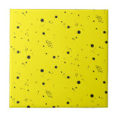 Abstrakte Kunstdots der Funky Geometry Fliese (Vorderseite)