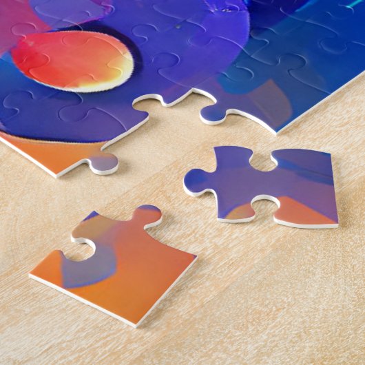 Abstrakte Kunstdots, farbenfroh, geometrisch, mehr Puzzle (Seite)