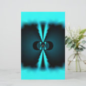 Abstrakte Kunstdrucke aus Cycland und Schwarz Briefpapier (Stehend Vorderseite)