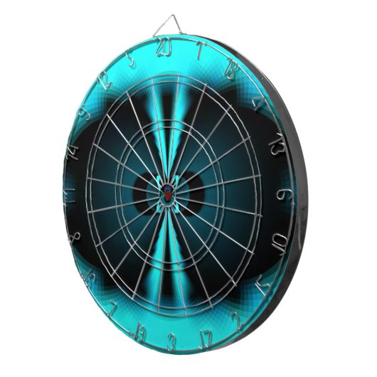 Abstrakte Kunstdrucke aus Cycland und Schwarz Dartscheibe (Vorderseite rechts)