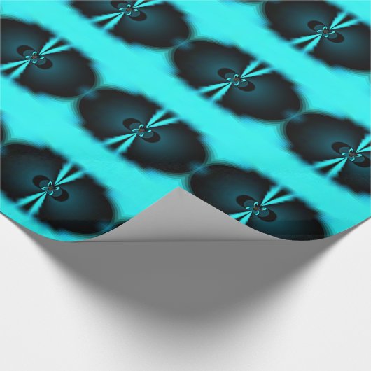 Abstrakte Kunstdrucke aus Cycland und Schwarz Geschenkpapier (Ecke)