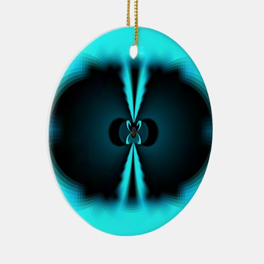 Abstrakte Kunstdrucke aus Cycland und Schwarz Keramikornament (Rechts)