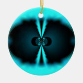 Abstrakte Kunstdrucke aus Cycland und Schwarz Keramikornament (Vorne)