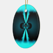 Abstrakte Kunstdrucke aus Cycland und Schwarz Keramikornament (Links)