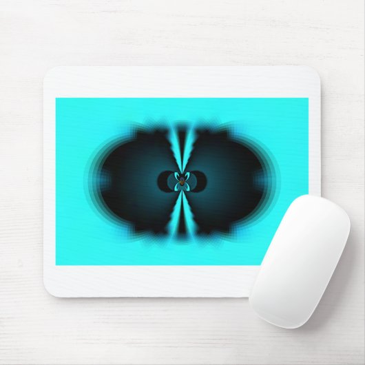 Abstrakte Kunstdrucke aus Cycland und Schwarz Mousepad (Mit Mouse)